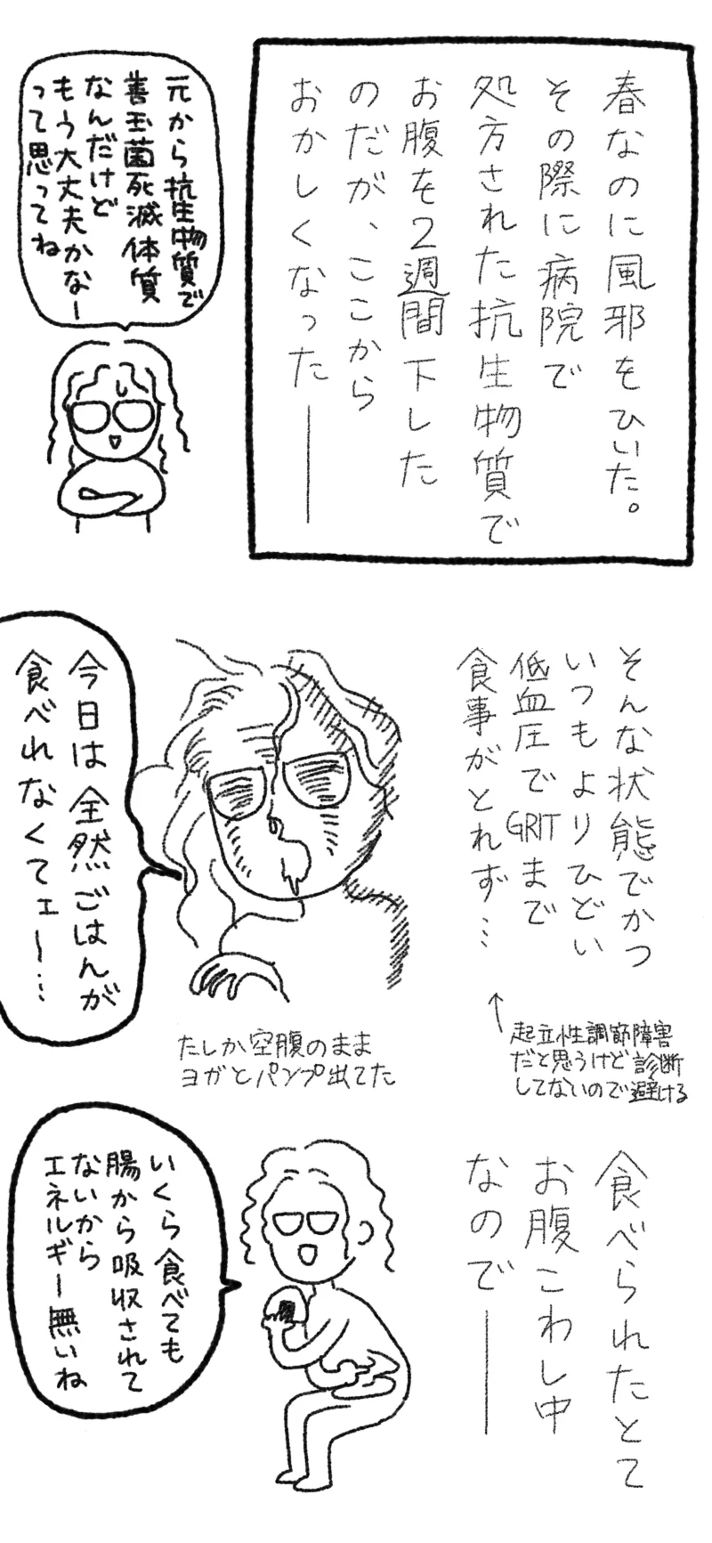 体壊してました